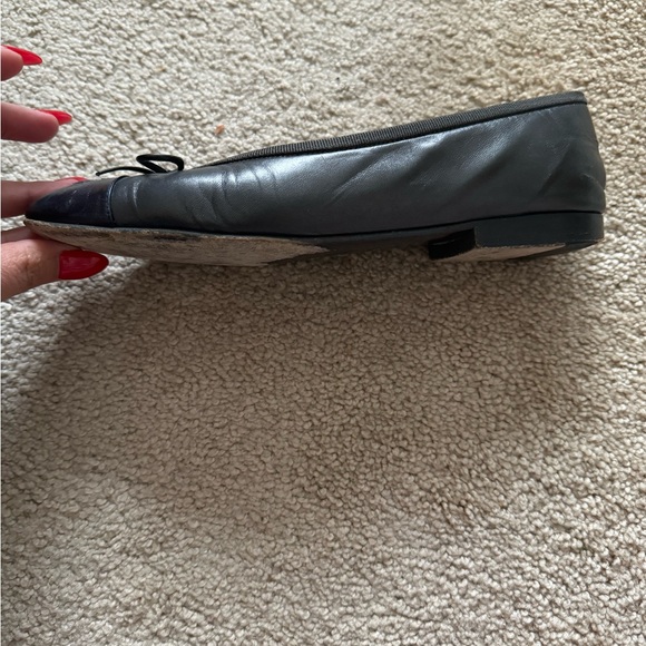 CHANEL Leather Ballet Flats size 37.5 - Picture 10 of 13